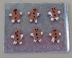 Baking Tray of Gingerbread Men