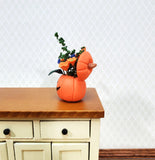 Halloween Fall Flowers Display Pumpkin