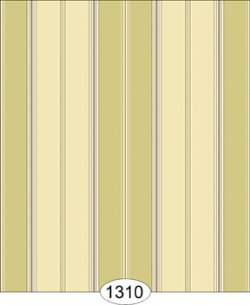 Paper Flooring, Broad Stripe, Beige and Green