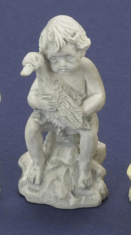 Boy with Duck, Gray