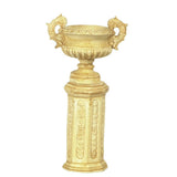 Round Urn with Base