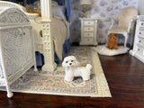 1:12 Miniature Scale Bichon Frise by Falcon