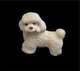 1:12 Miniature Scale Bichon Frise by Falcon