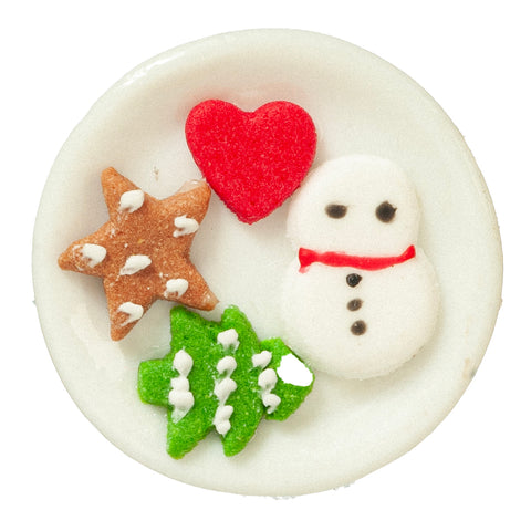 Christmas Cookies on Plate