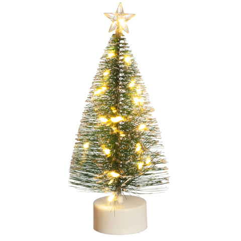 Christmas Tree with 24 LED Lights and Star, Warm White