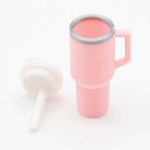 Tumbler with Removable Lid, Pink