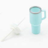 Tumbler with Removable Lid, Light Blue