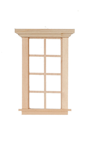 Four over Four Classical Window with Bottom Top Trim