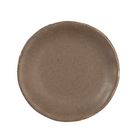 Brown Ceramic Plate