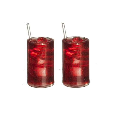 Set of Glass Tumblers with Cola, 2