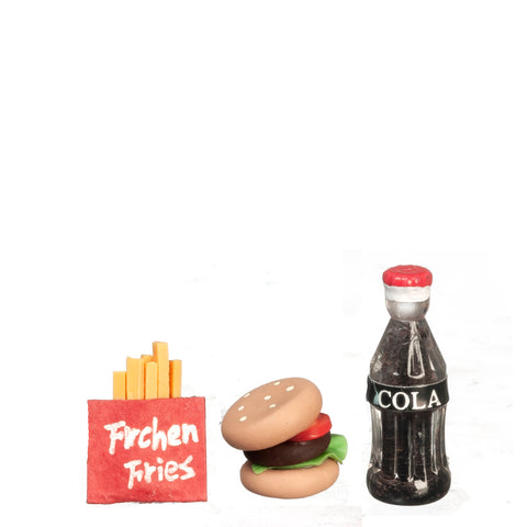 Burger,  Fries and Cola