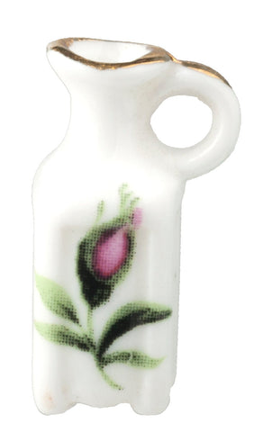 Ceramic Pitcher, Floral