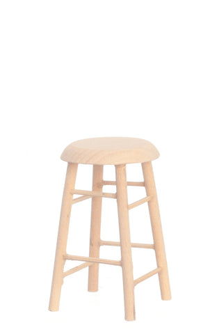 Unfinished Stool, Medium, Unfinished