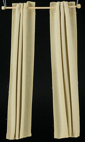 Drapes, Modern, Tan