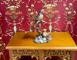 Hand painted, Pheasant and Hen Statue