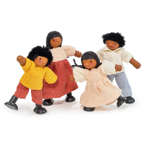 Playable Dollhouse Family