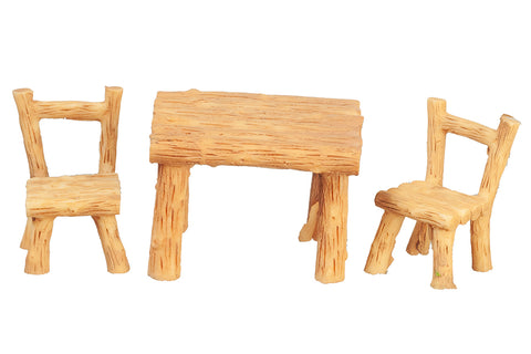 Mini Chair and Table Set, Rustic