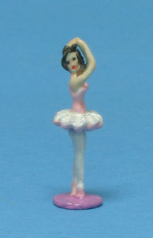 Ballerina Figurine with Dark Hair