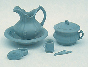 Chamber Pot Set, Mini-kit, Blue