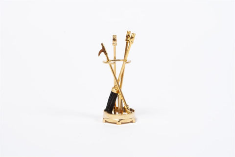 Brass Fireplace Tools by Clarebell Brass