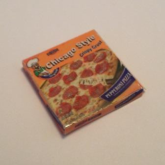 1/12 Scale dollhouse frozen pizza box