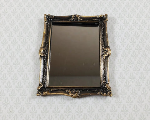 Mirror with Antique Bronze Metal Frame