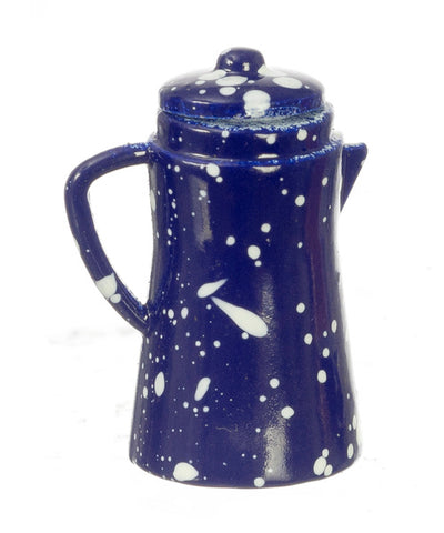 Splatter-ware Coffee Pot, Blue