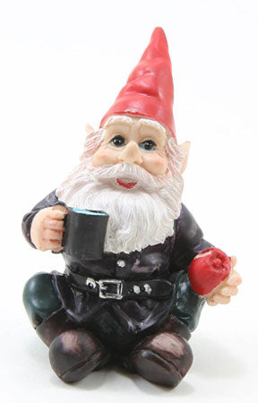 Gnome with Apple and Mug