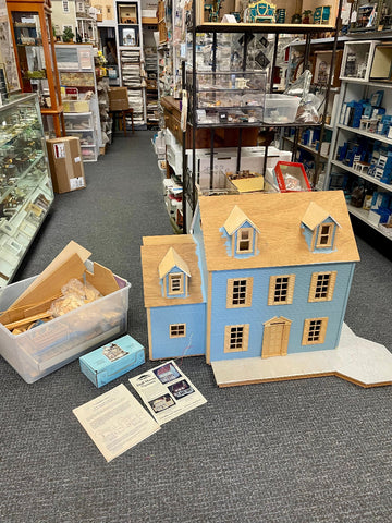 Partially Finished Dollhouse View from the front