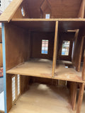 Left Side Interior of unfinished dollhouse