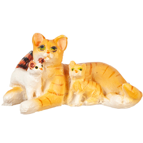 Cat with Kittens, Orange Tabby