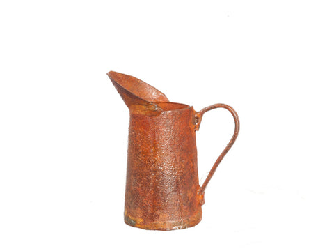Large Pitcher, Rusted Finish