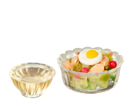 Chef's Salad with side of Italian Dressing.