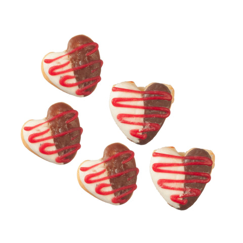 Heart Shaped Donuts, Set of 5
