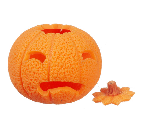 Halloween Pumpkin Carved with Lid