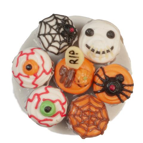 Halloween Cupcakes, Set of 7