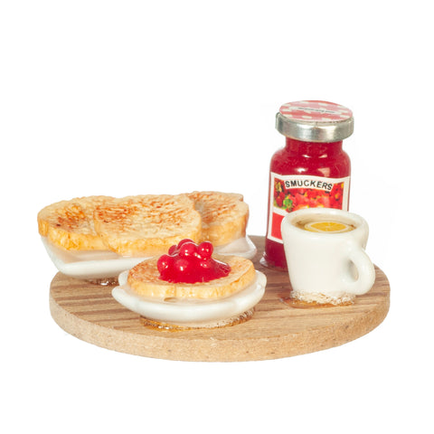 Bread and Strawberry Jelly Board