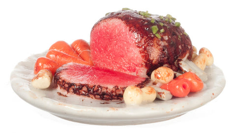 Roast Beef on Plate