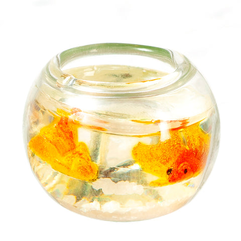Fish Bowl with Two Gold Fish, Light Sand