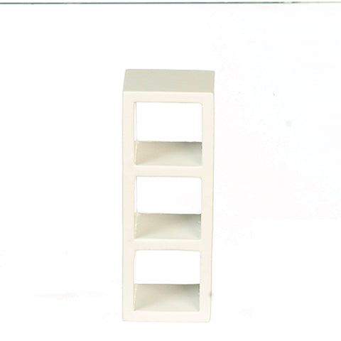 Modern 3-Shelf Unit, White