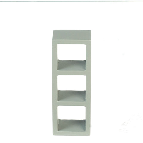 Modern 3-Shelf Unit, Grey