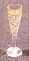 Filled Fluted Champagne Glass