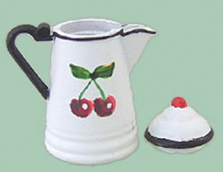 Coffee Pot, Cherry Theme