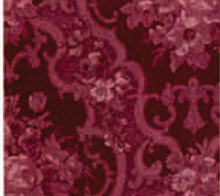English Rose Burgandy Wallpaper