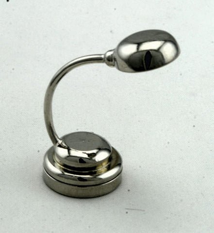 LED Battery Desk Lamp with Wand, Pewter