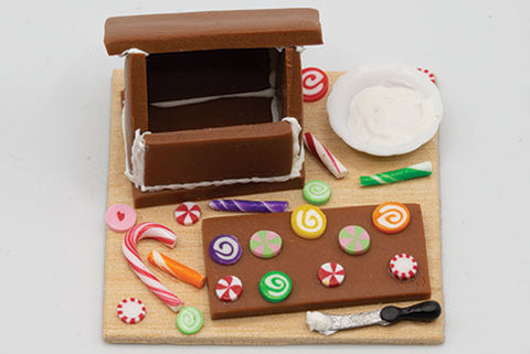 Gingerbread House in the Making