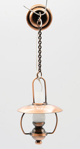 Hanging Oil Light with Wand, LED, Copper