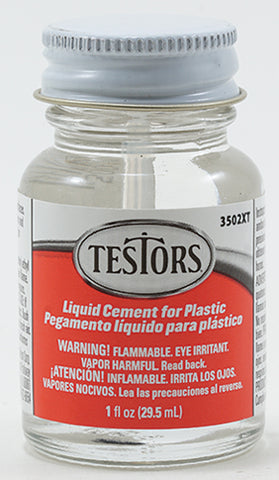 Testors Liquid Cement for Plastics, 1 Fl. Oz