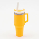 Tumbler with Removable Lid, Orange