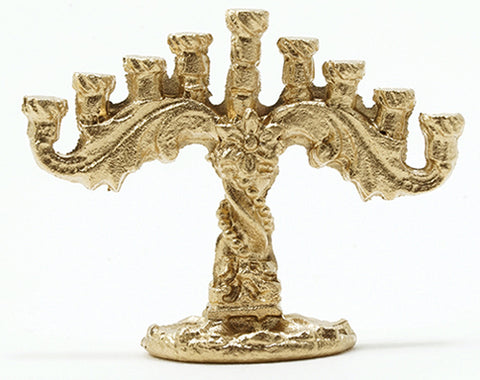 Menorah, Gold, Small